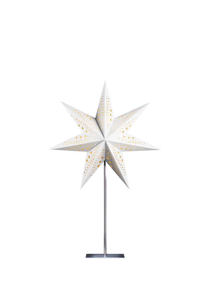Sterntaler Dekostern | Weihnachtsstern Papier | Samt | Faltstern mit Ständer | We günstig kaufen onesize