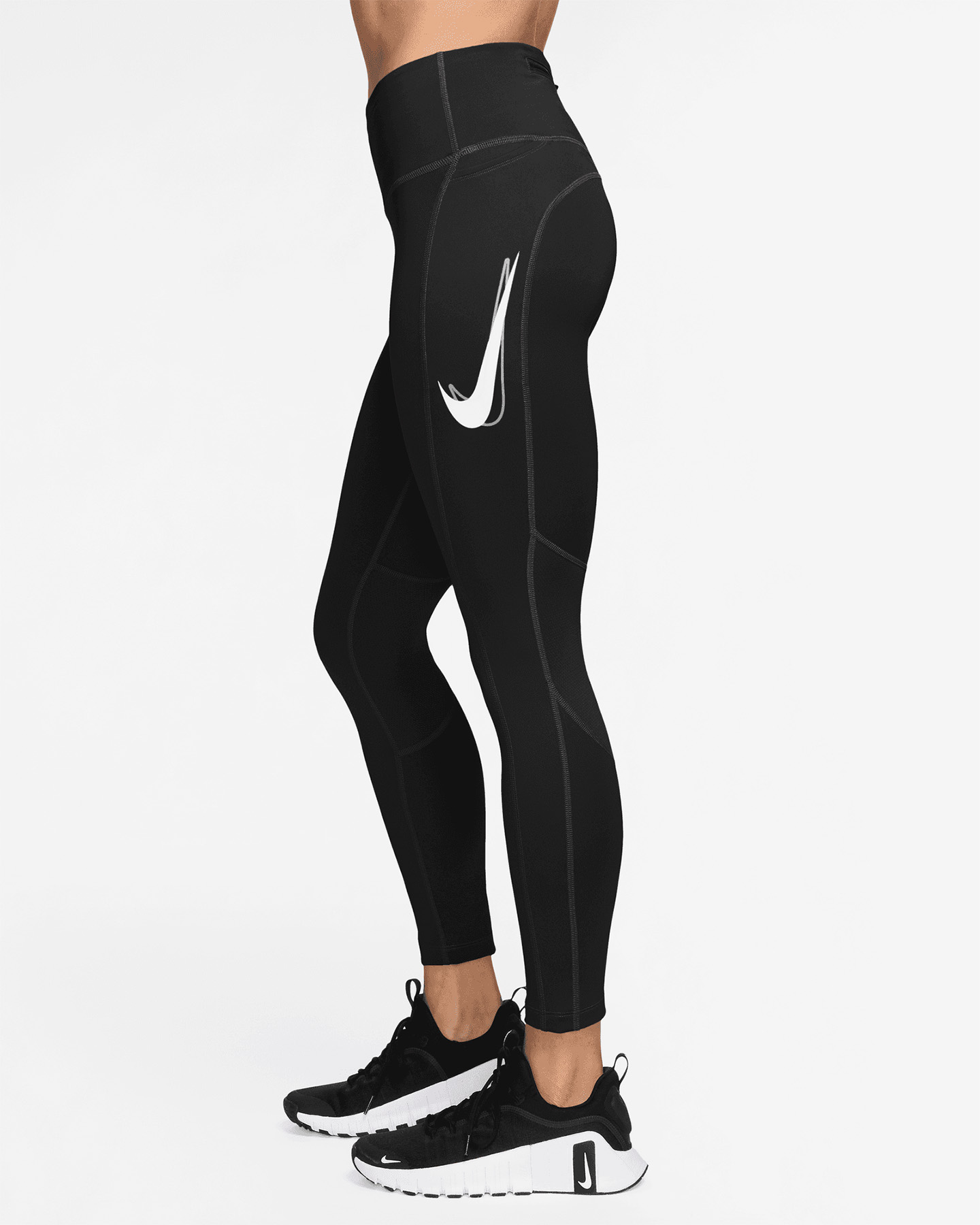 Fuseaux Running Nike Fast Dri Fit 7/8 Swoosh W HV8555-010