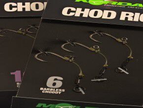 Carp leader korda chod rig short barbed