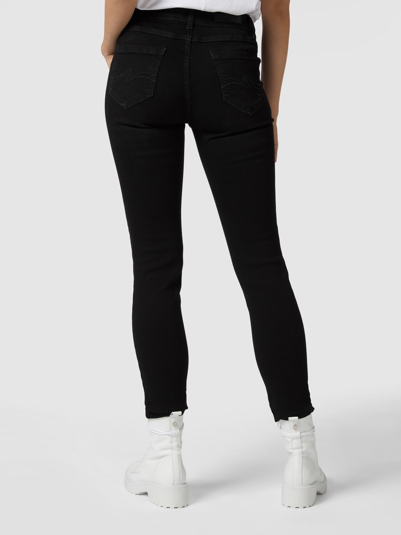 Skinny Fit mit Stretch-Anteil Modell 'Manie' in schwarz
