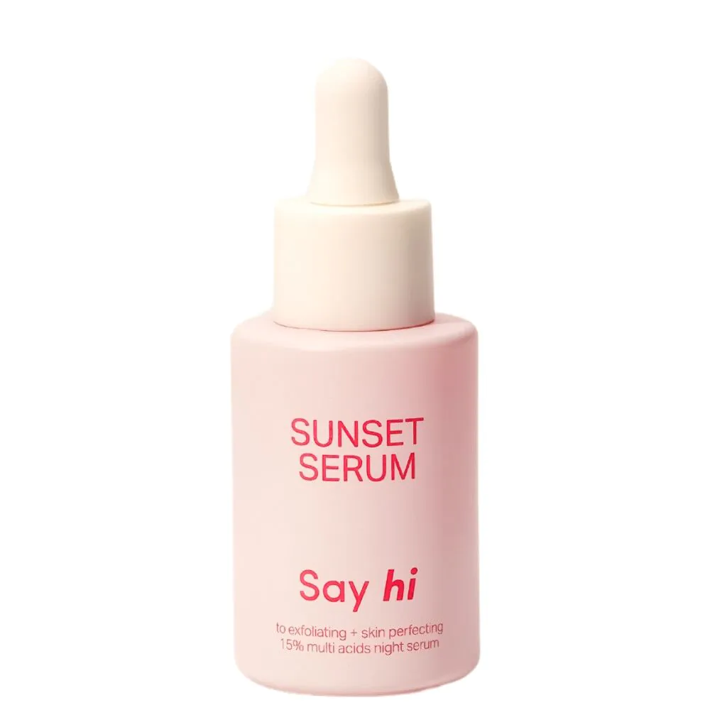 Say Hi Sunset 15% Acids - Piling i stimulirajući serum za noć 15% kiseline 30ml