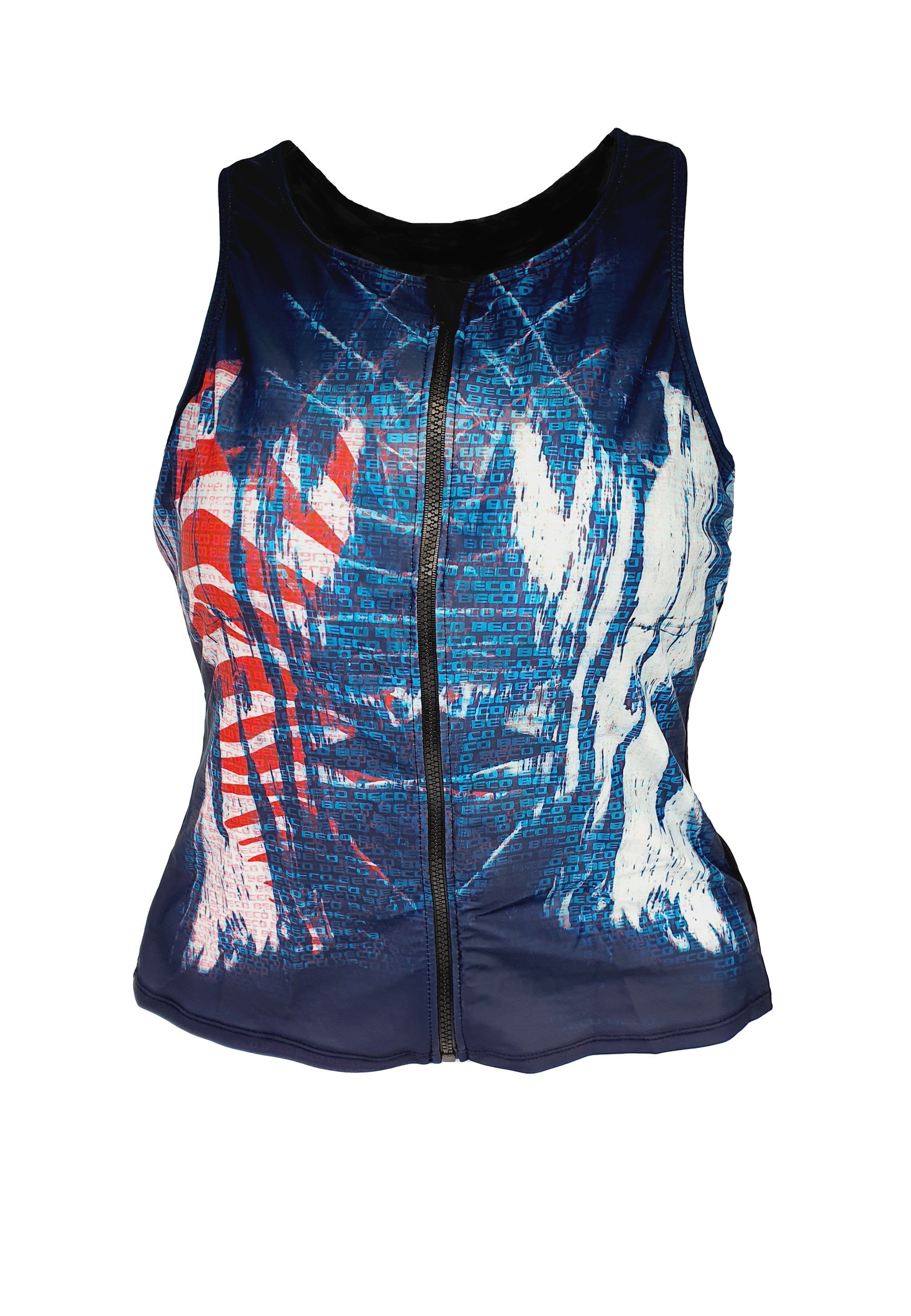 Beco Beermann Tankini Beactive Racerback Swimtop (1-St) mit praktischem Reißverschluss