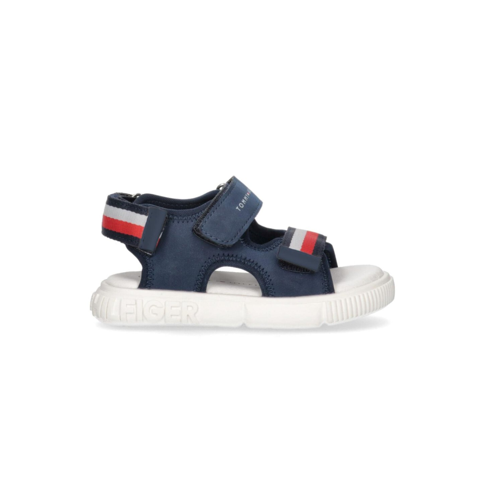 Tommy Hilfiger Stripes Sandale T1B2-32898-1589800 / blau