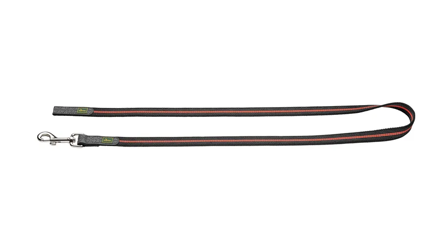 Hunter Hunde Führleine Visby Super Grip orange reflektierend Lang: 120 cm Breit: 2,0 cm