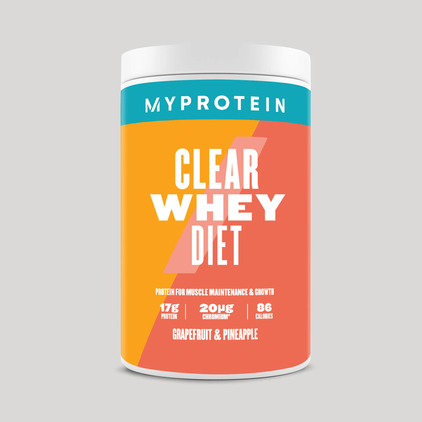 Clear Diet Whey, Grapefruit & Pineapple, 500g