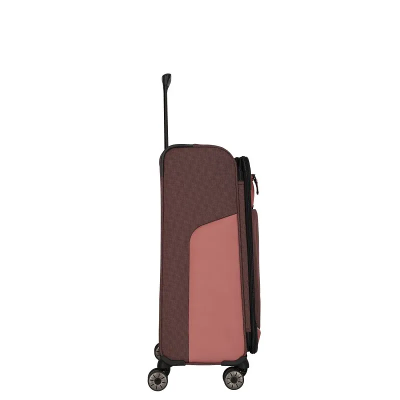 Travelite VIIA Trolley 4 Rollen M - Frühlingsrose