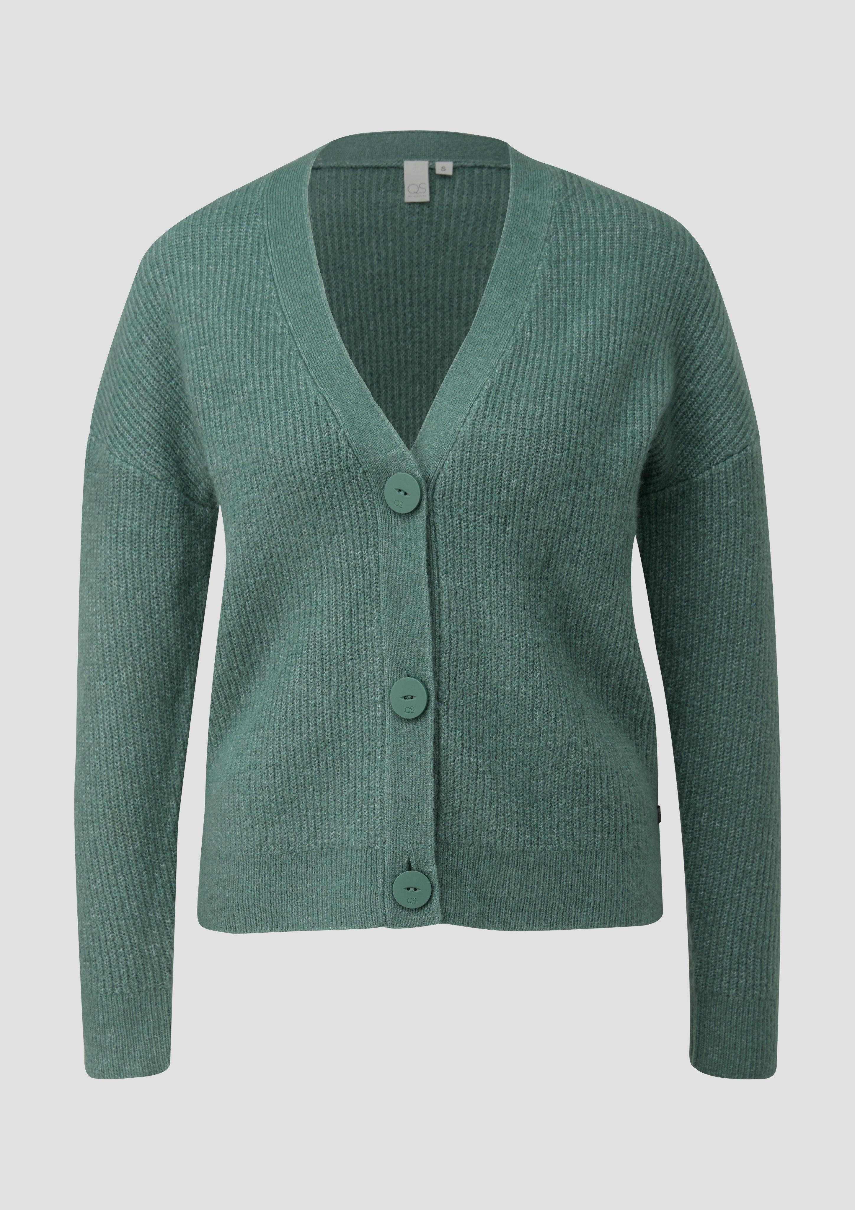 Strickjacke mit V-Ausschnitt  2102143-65W0