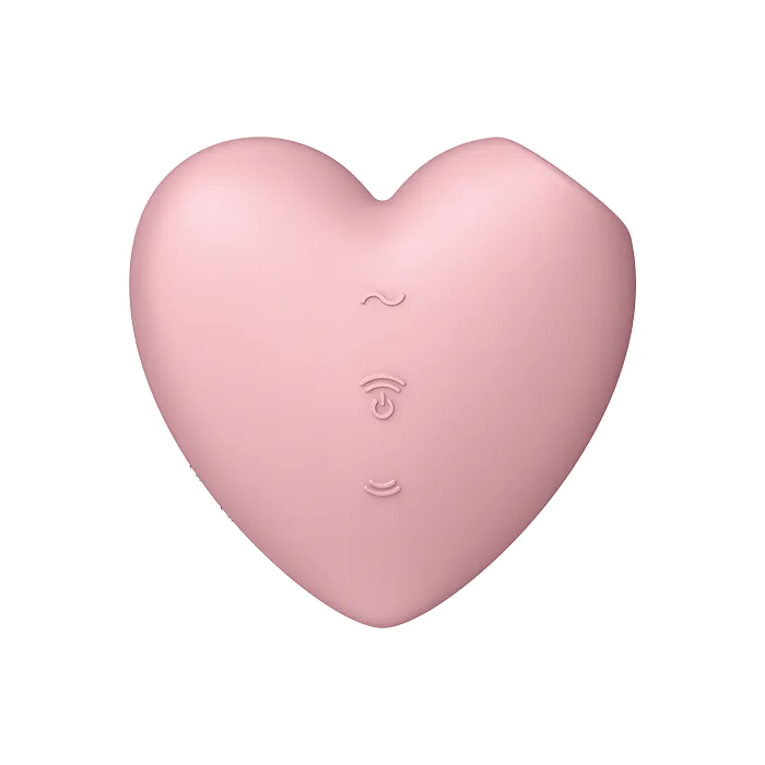 „Satisfyer Cutie Heart“ šviesiai raudonas intymios higienos masažuoklis