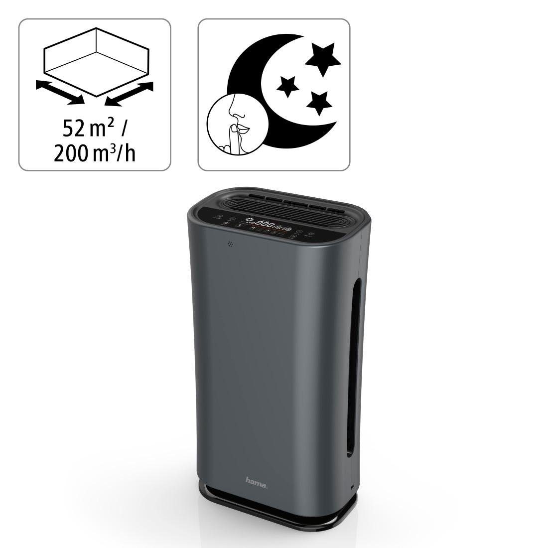Hama Luftreiniger 4-fach Filter, filtert Viren, Pollen, Staub, Tierhaare, Luftreiniger, filtert Viren, Pollen, Staub, Tierhaare