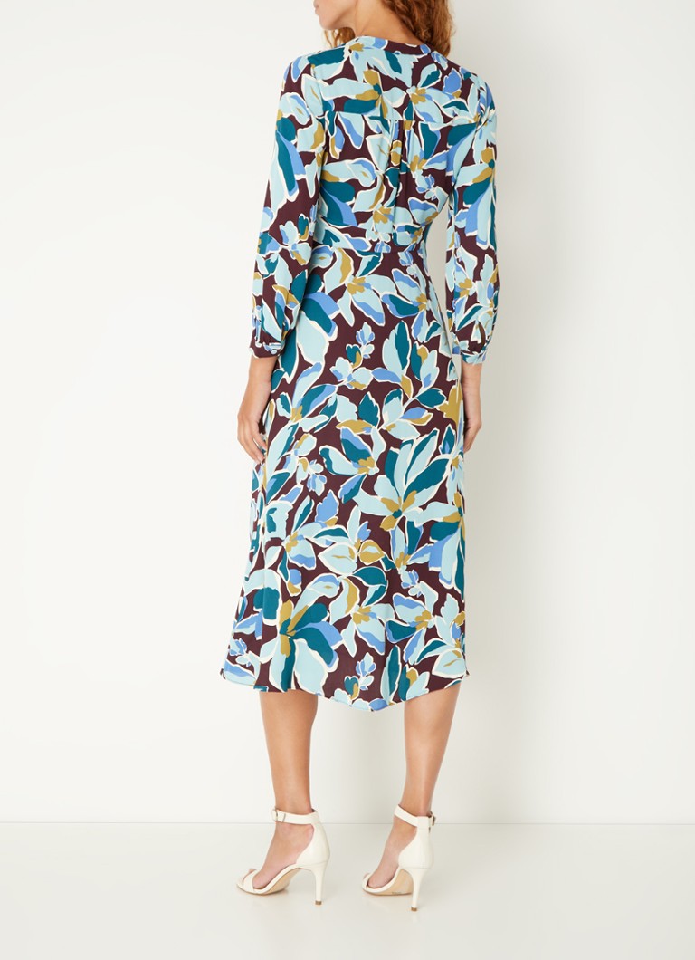 Abito midi con stampa floreale Hobbs Lea
