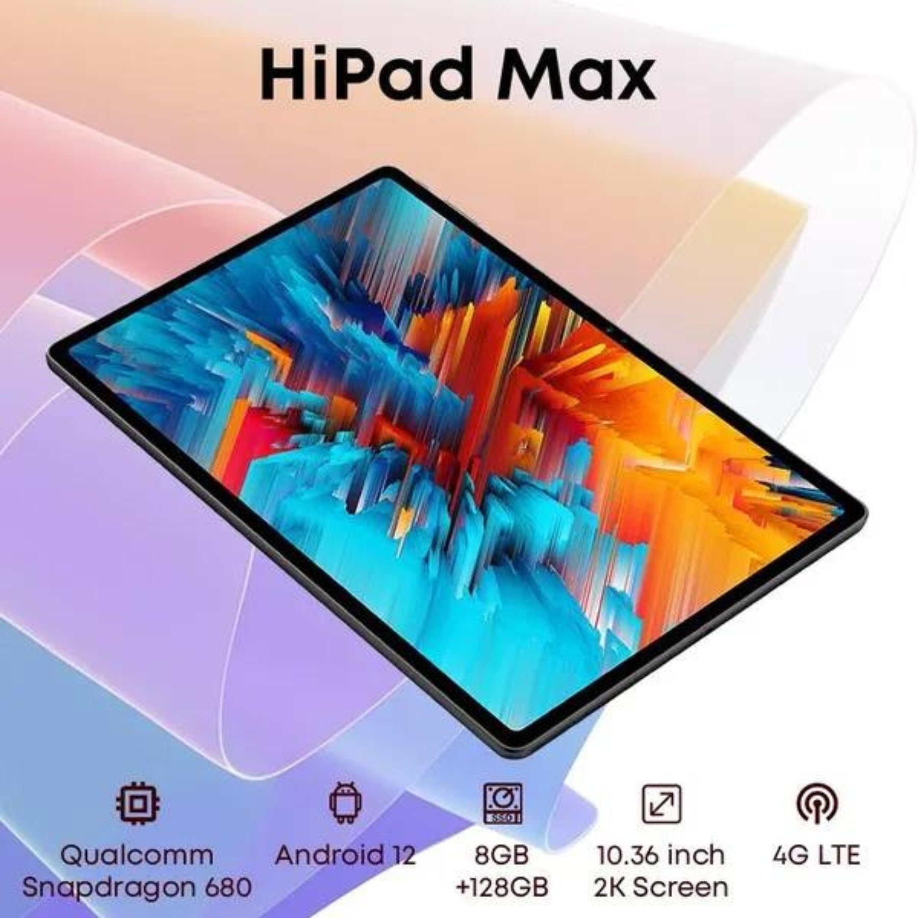Manike P98, Dual SIM, 8GB RAM + 128GB ROM, 4G (LTE) Tablet mit tastatur Tablet (10,4