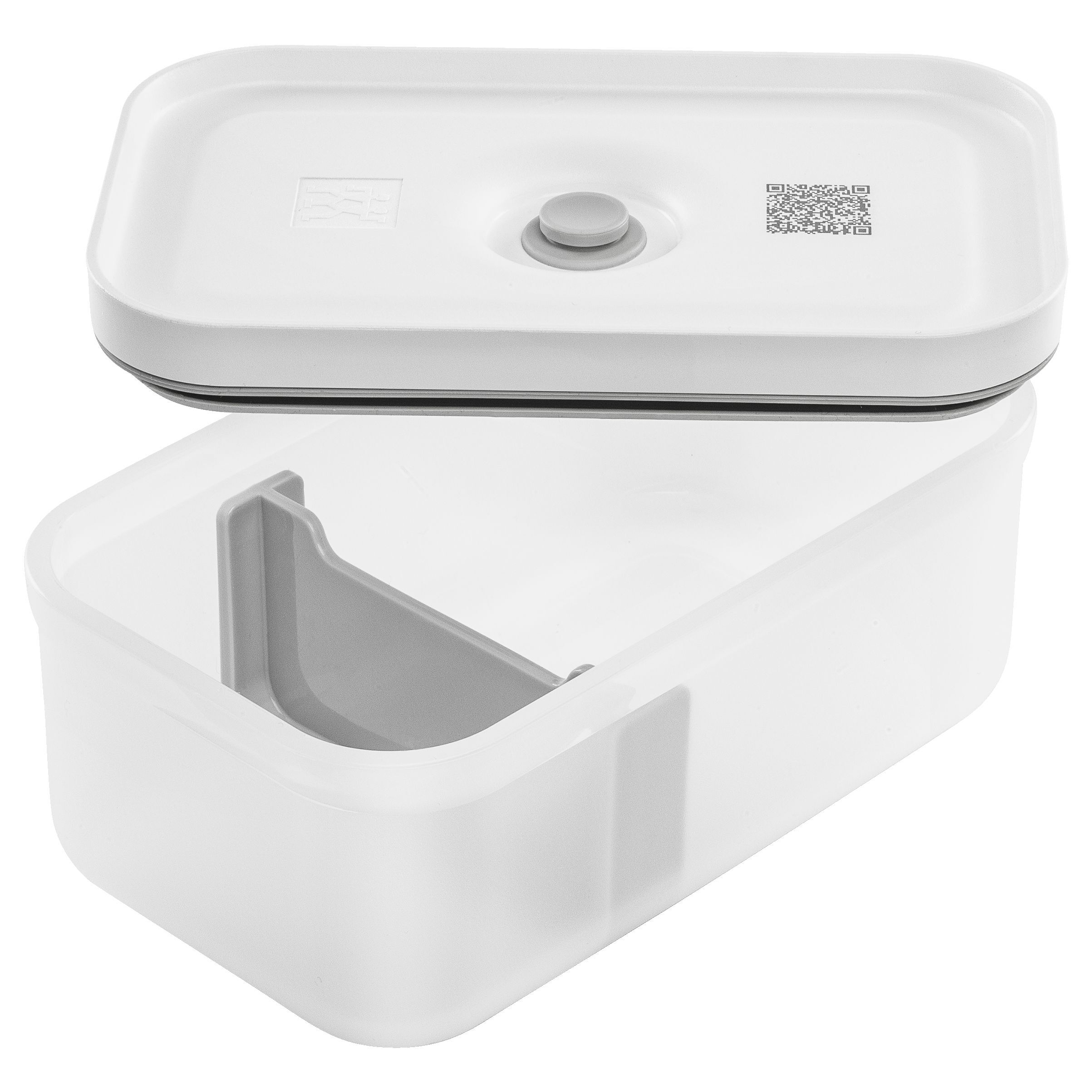 Vakuum Lunchbox M, Kunststoff, Semitransparent-Grau