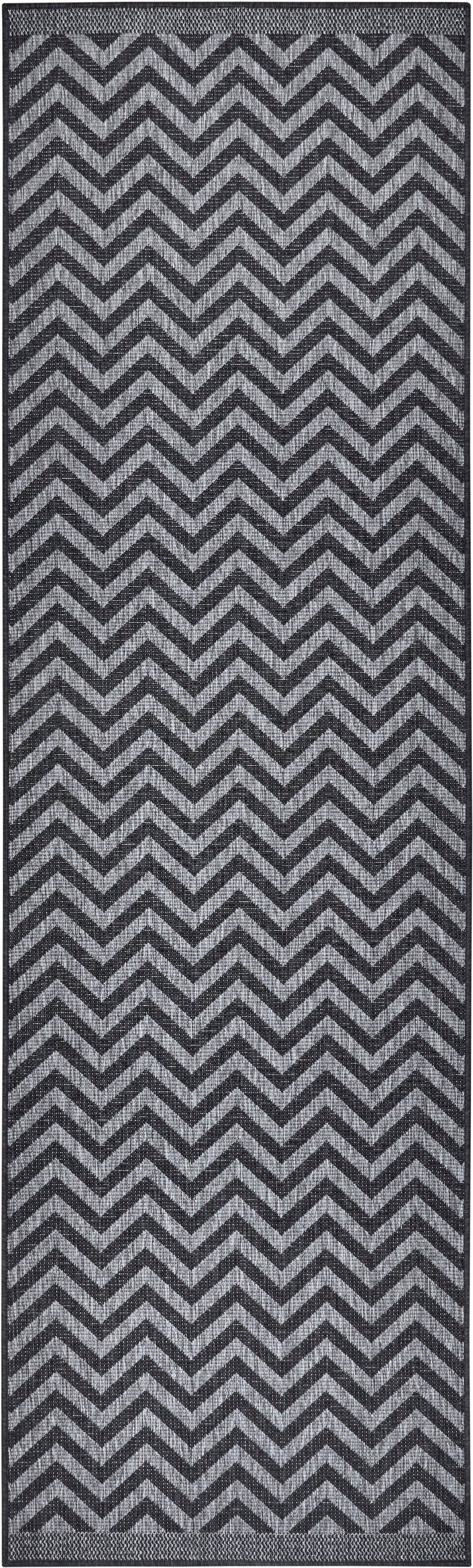 Läufer Palma, NORTHRUGS, rechteckig, Höhe: 5 mm, In-& Outdoor, Wetterfest, Balkon, Garten, Wohnzimmer, Wasserfest
