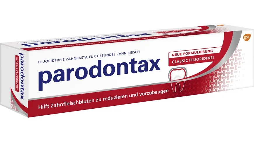 Parodontax Classic Fluoridfrei Zahncreme 75 ml