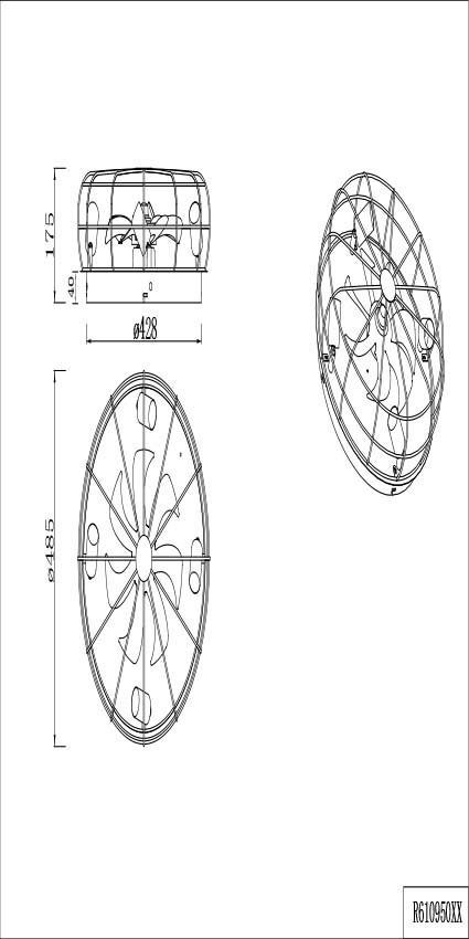 TRIO Leuchten Deckenleuchte Trondheim, Timerfunktion, Ventilatorfunktion, Leuchtmittel wechselbar, mit Ventilator, Fernbedienung., Leuchte/ Ventilator getrennt schaltbar