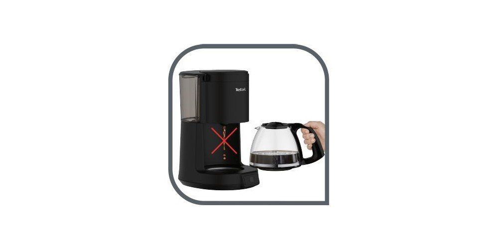 Tefal Filterkaffeemaschine Principio Select CM272N, Schwenkfilter, Für 15 Tassen Kaffee