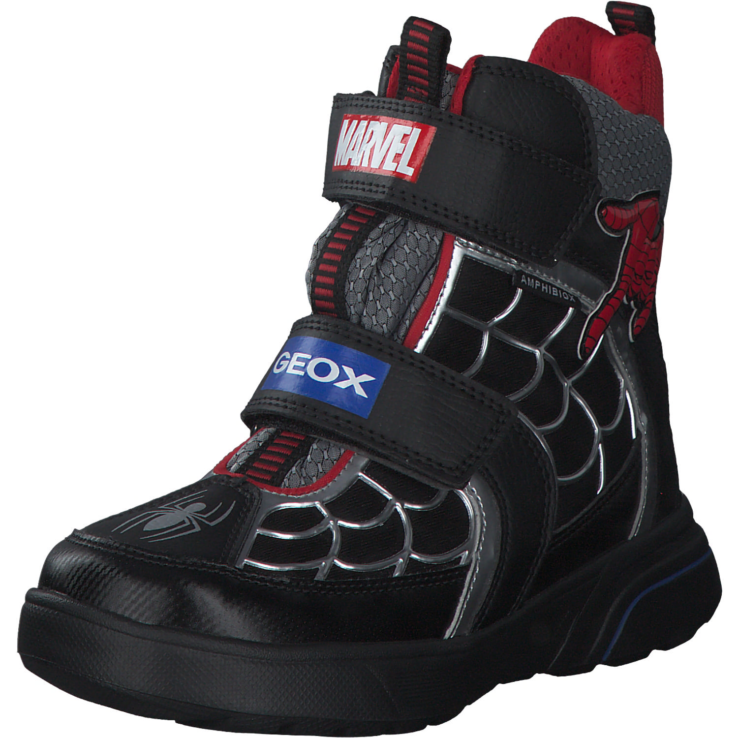 Geox J267UA, Stiefeletten (Kinder), Kinder, BLACK/RED