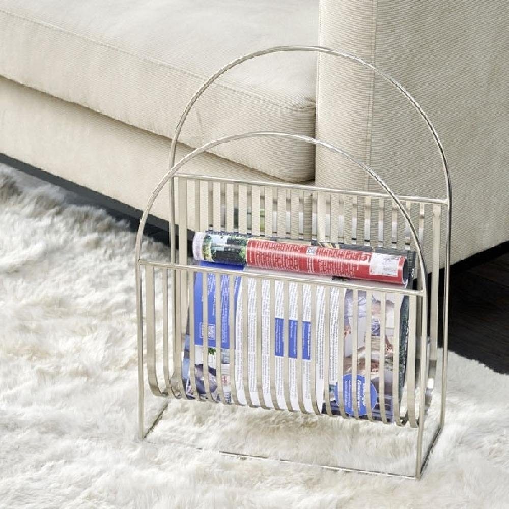 Lambert Zeitungsständer Zeitungsständer und Magazinständer Bodoni Silber