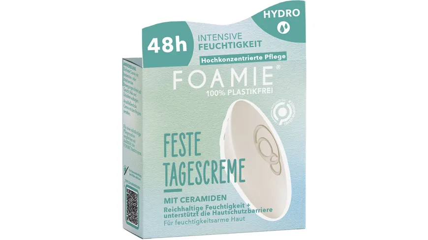 FOAMIE Feste Tagescreme Hydro Intense