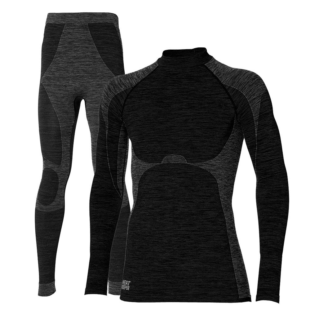 Heat Keeper Premium schwarz melange Herren Thermoset