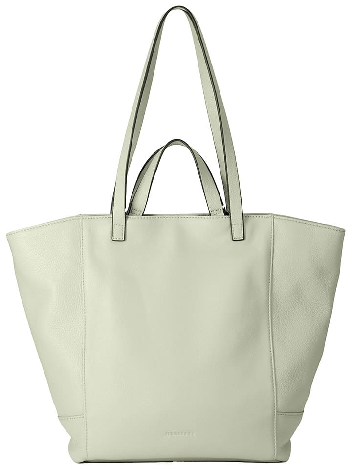 FREDs BRUDER Leder-Shopper in Grün - (B)45 x (H)31 x (T)16 cm günstig kaufen onesize