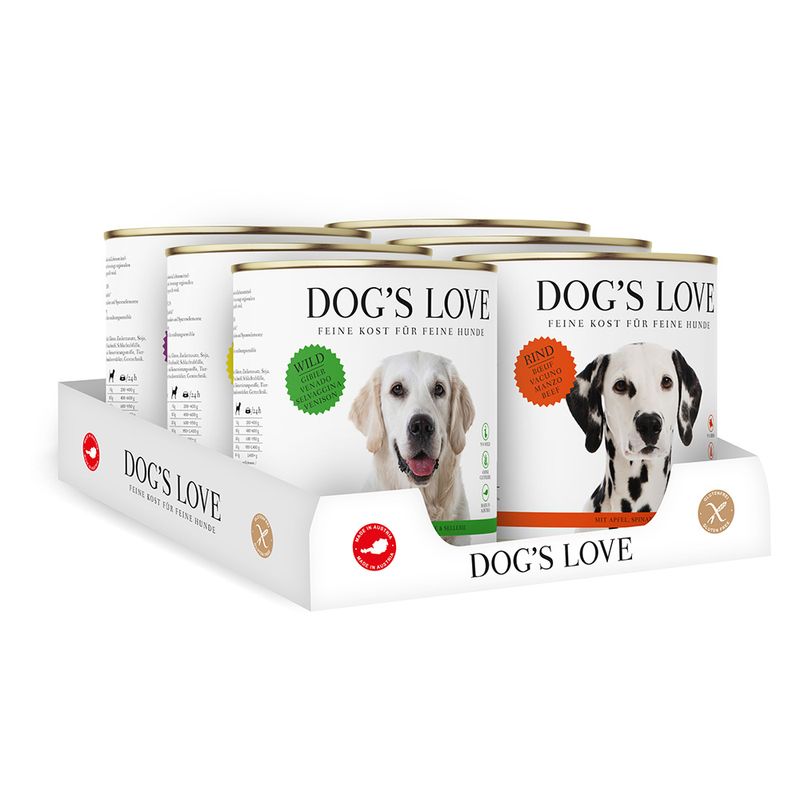 Sparpaket Dog´s Love Adult 24 x 800 g
