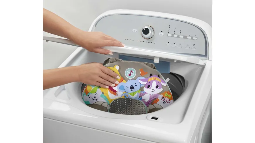 Fisher-Price Faultier-Spielkissen mit Vibration, Baby-Spielzeug ab 0 M