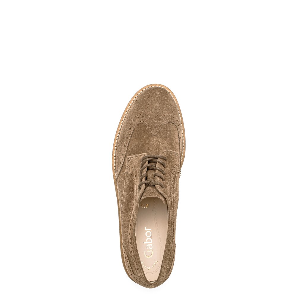 Gabor fashion Schnürschuh braun