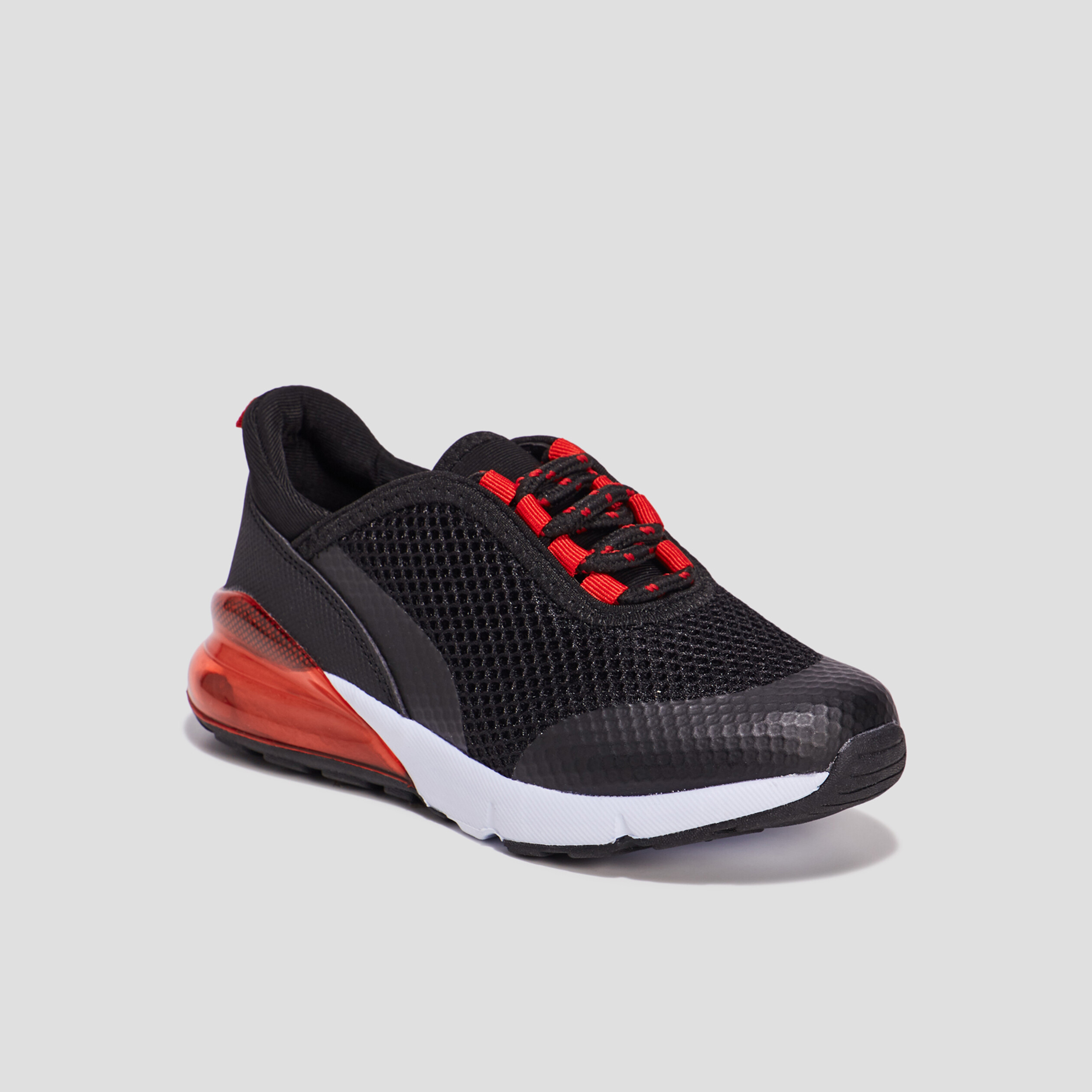 Baskets running Liberto noir garçon | La Halle