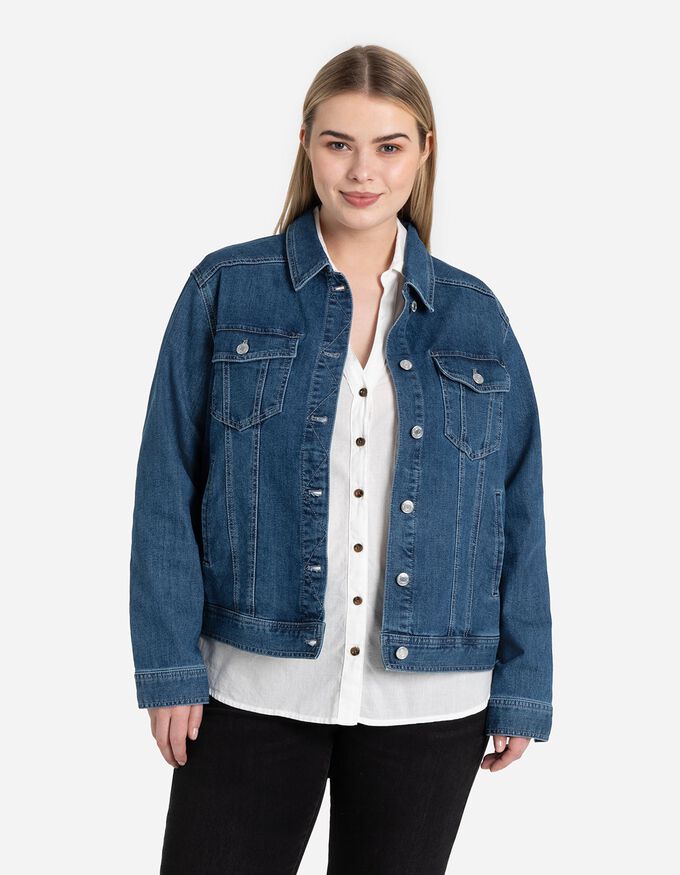 Jeansjacke - Aufgesetze Taschen