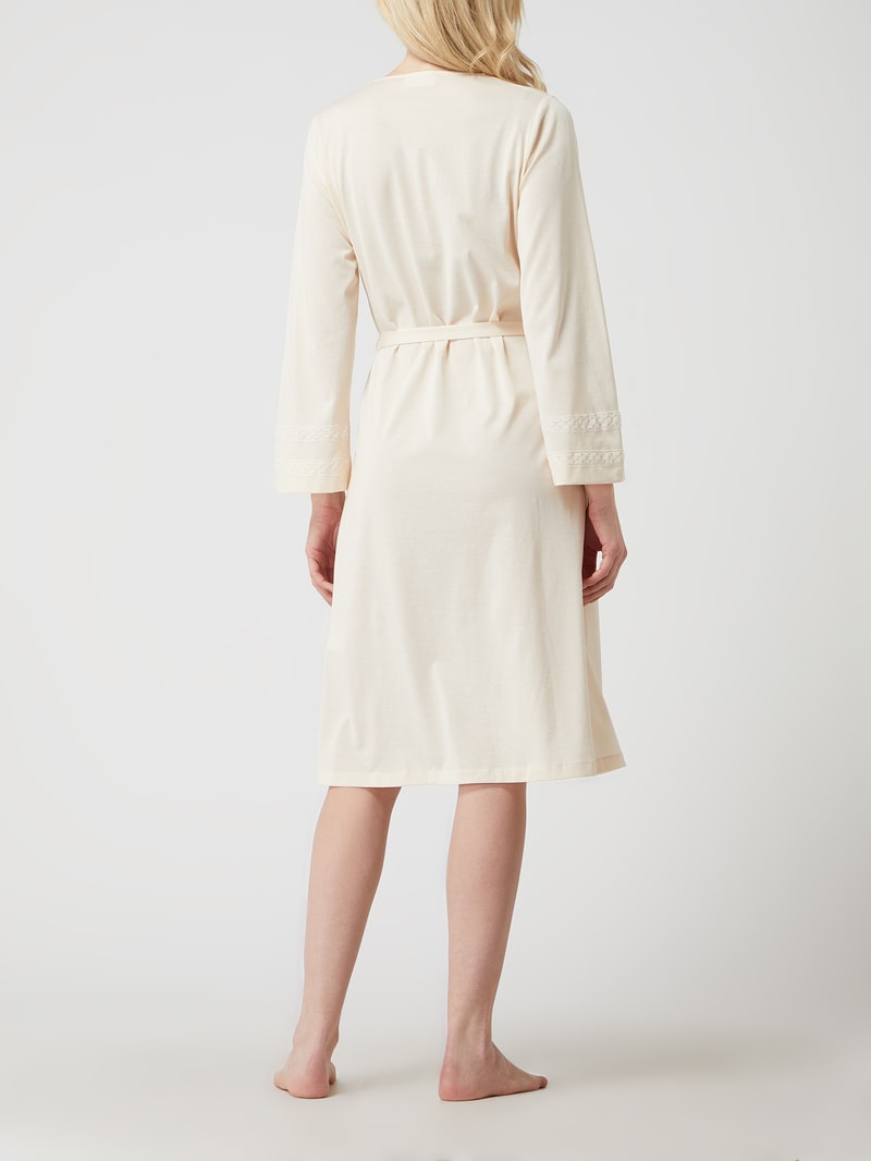 Bademantel aus Baumwolle Modell 'Felize' in offwhite