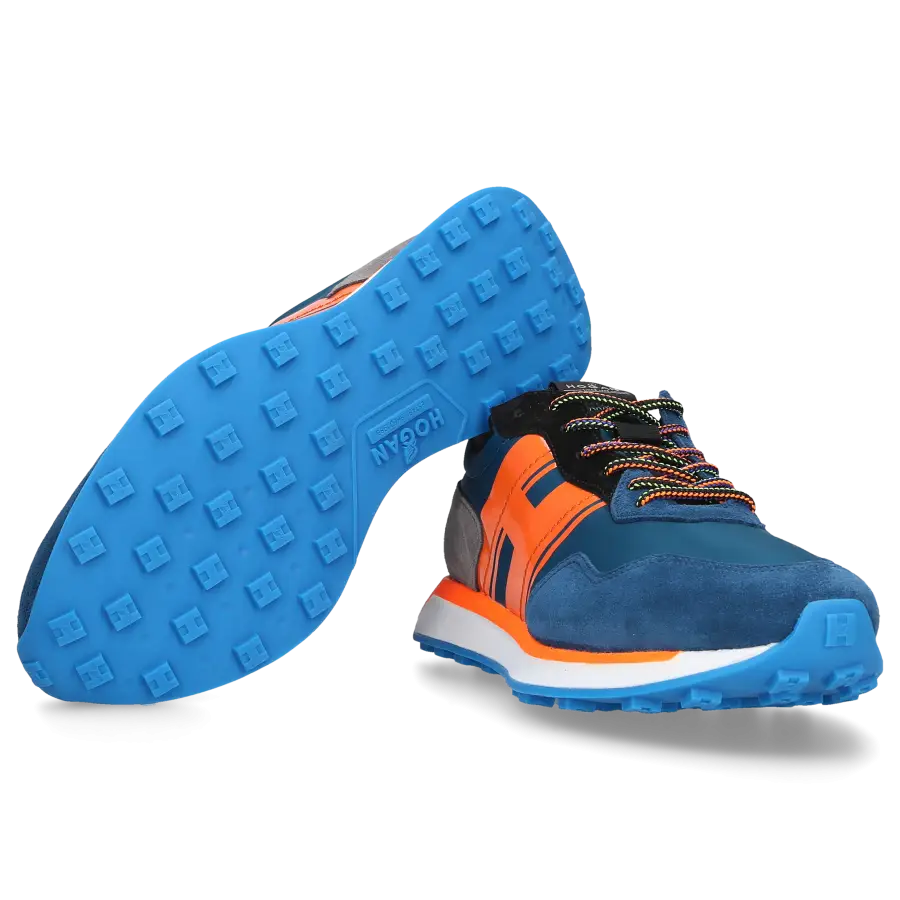 Hogan - Sneaker low H607 Veloursleder - blau