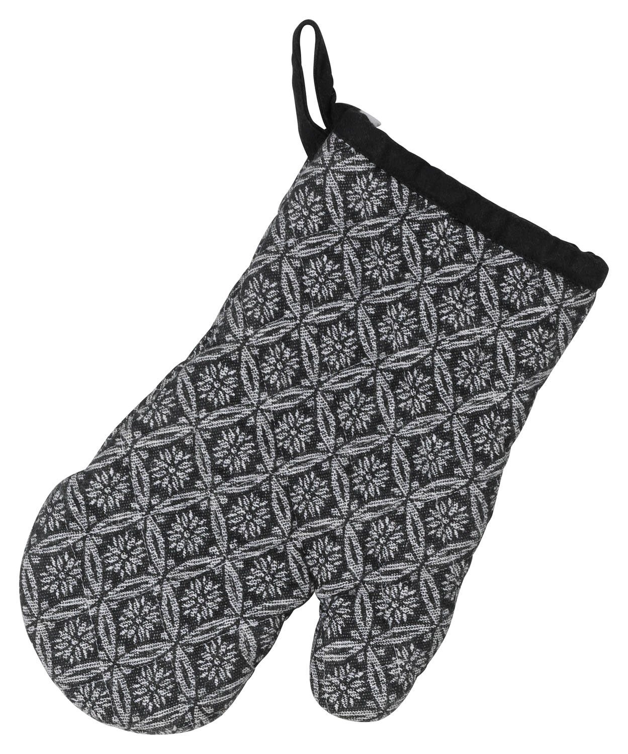 kela Auflaufform Topfhandschuh GIANNA, Schwarz, B 18 cm, L 28 cm, Baumwolle