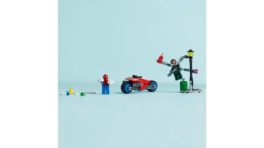 LEGO Marvel 76275 Motorrad-Verfolgungsjagd: Spider-Man vs. Doc Ock
