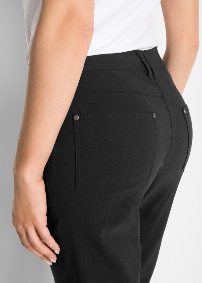 Bengalin-Stretch-Hose mit Bequembund, Straight