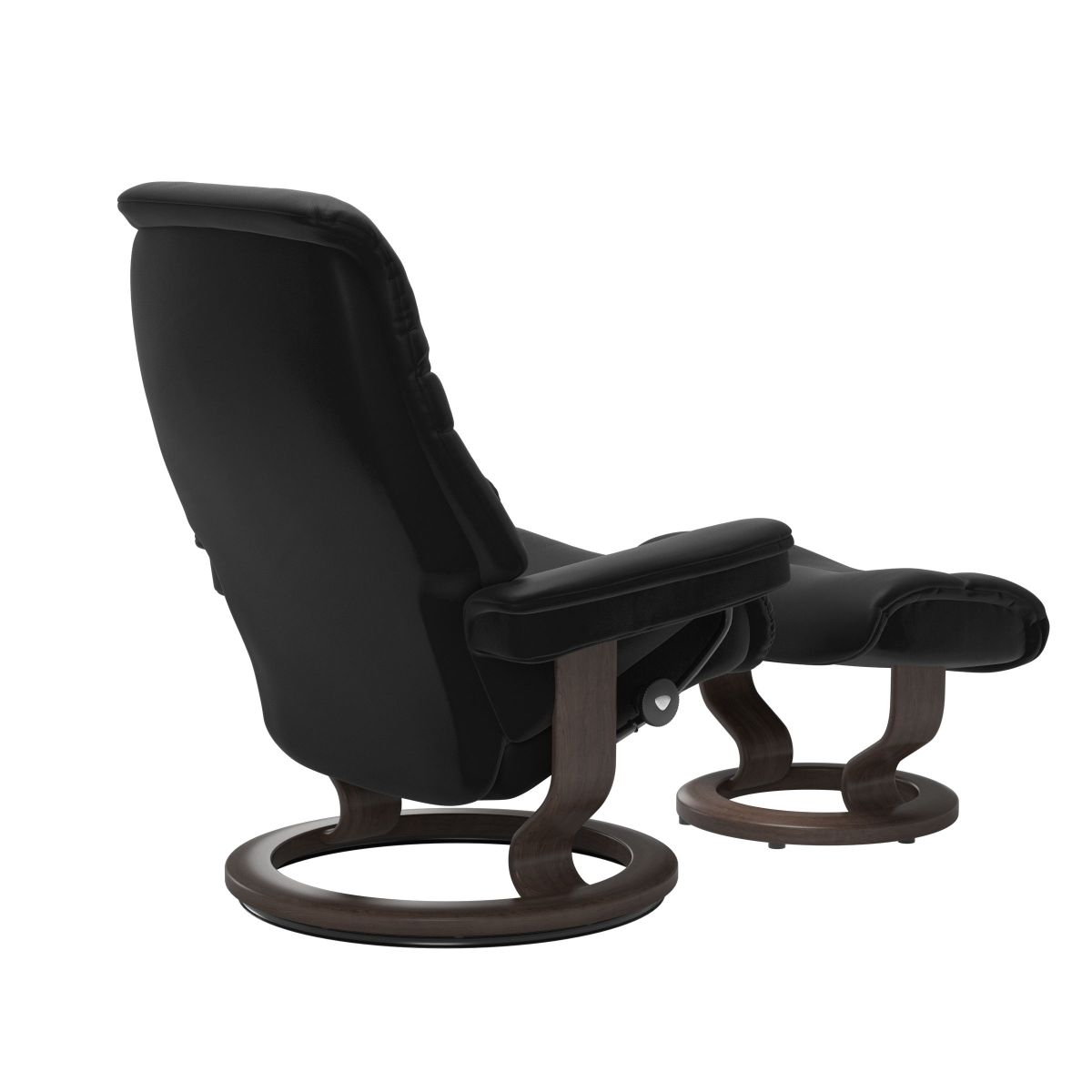Stressless Sessel Sunrise Classic mit Hocker Schwarz