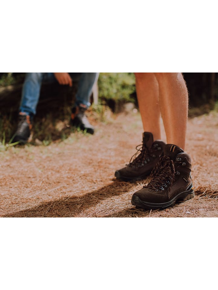 GUGGEN MOUNTAIN Wanderstiefel Uni in Braun günstig kaufen