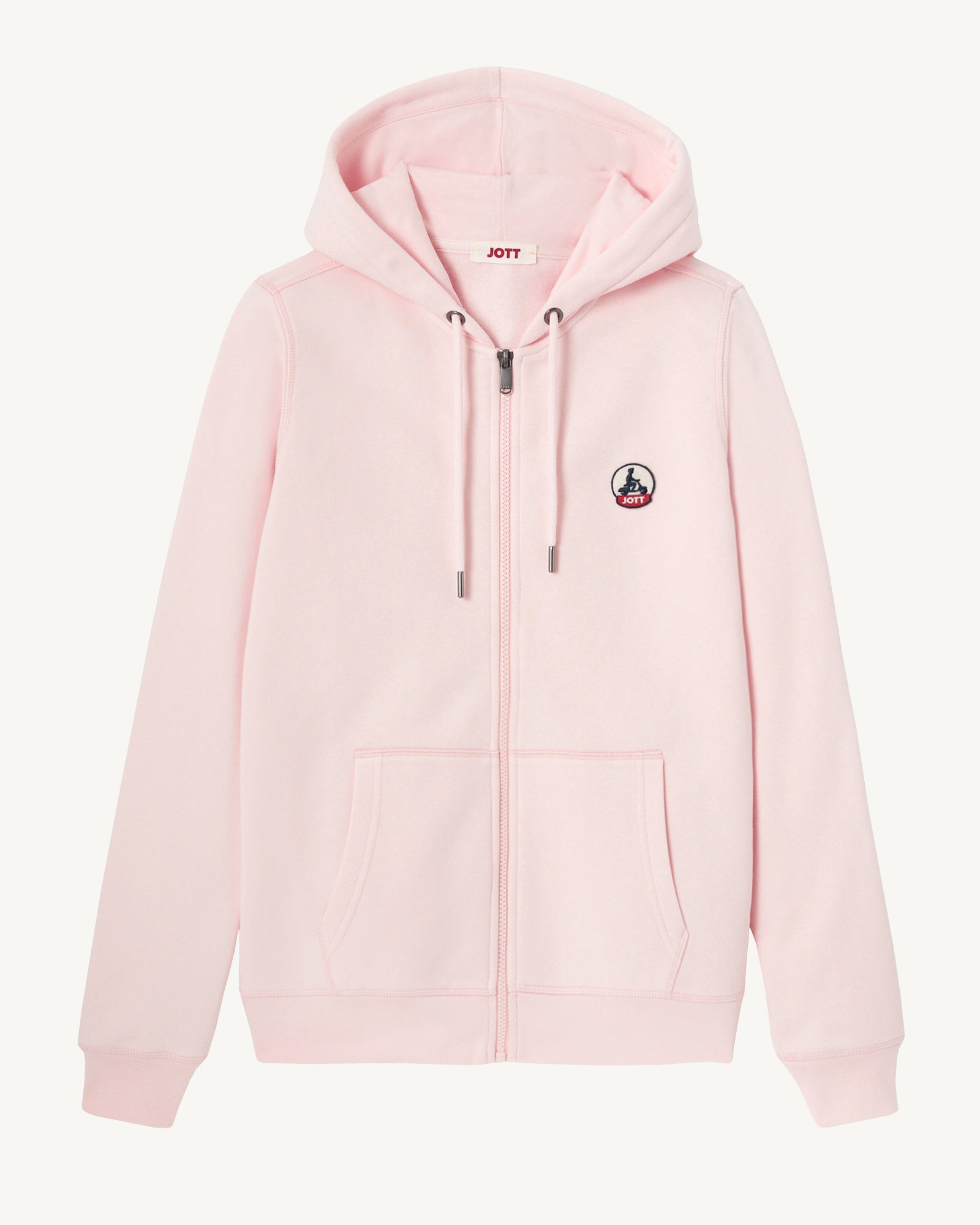 Sweat à capuche femme en coton biologique Rose clair Oaxaca