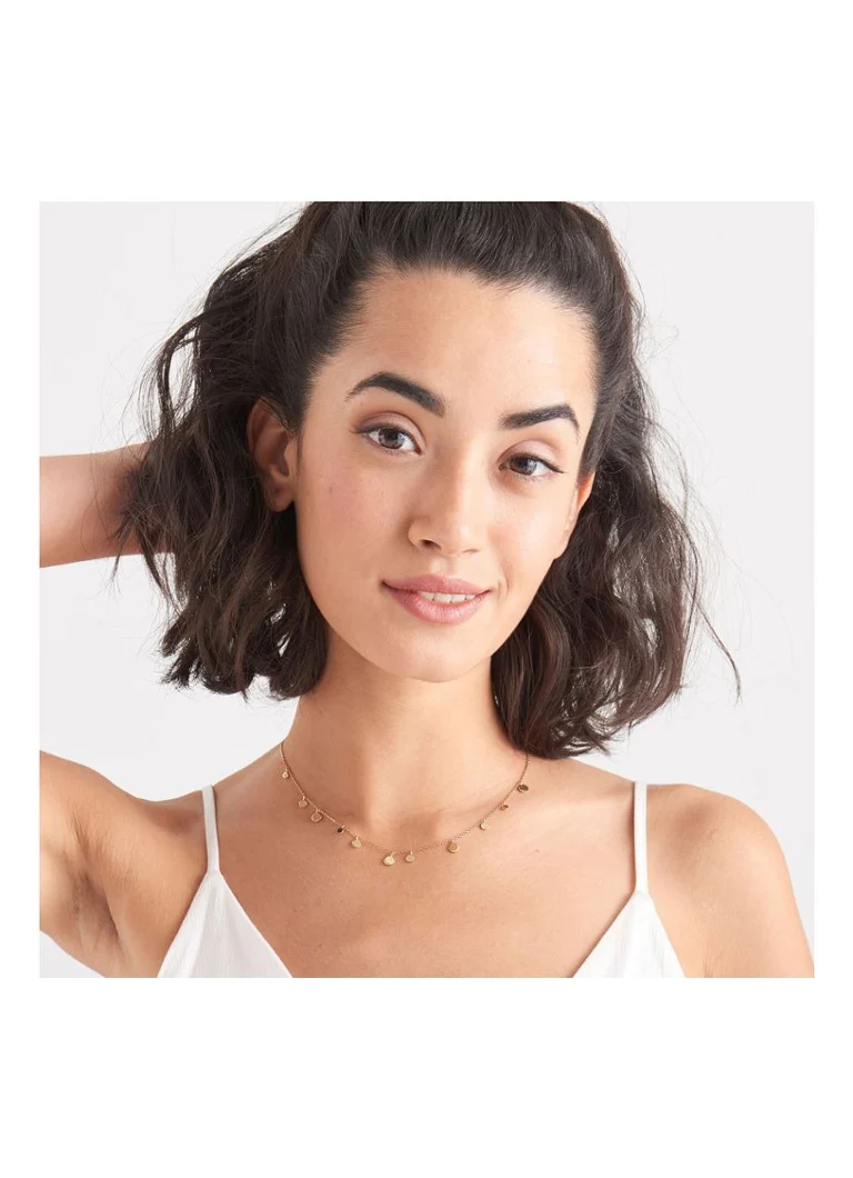 Ania Haie Geometry Mixed Discs necklace made of silver