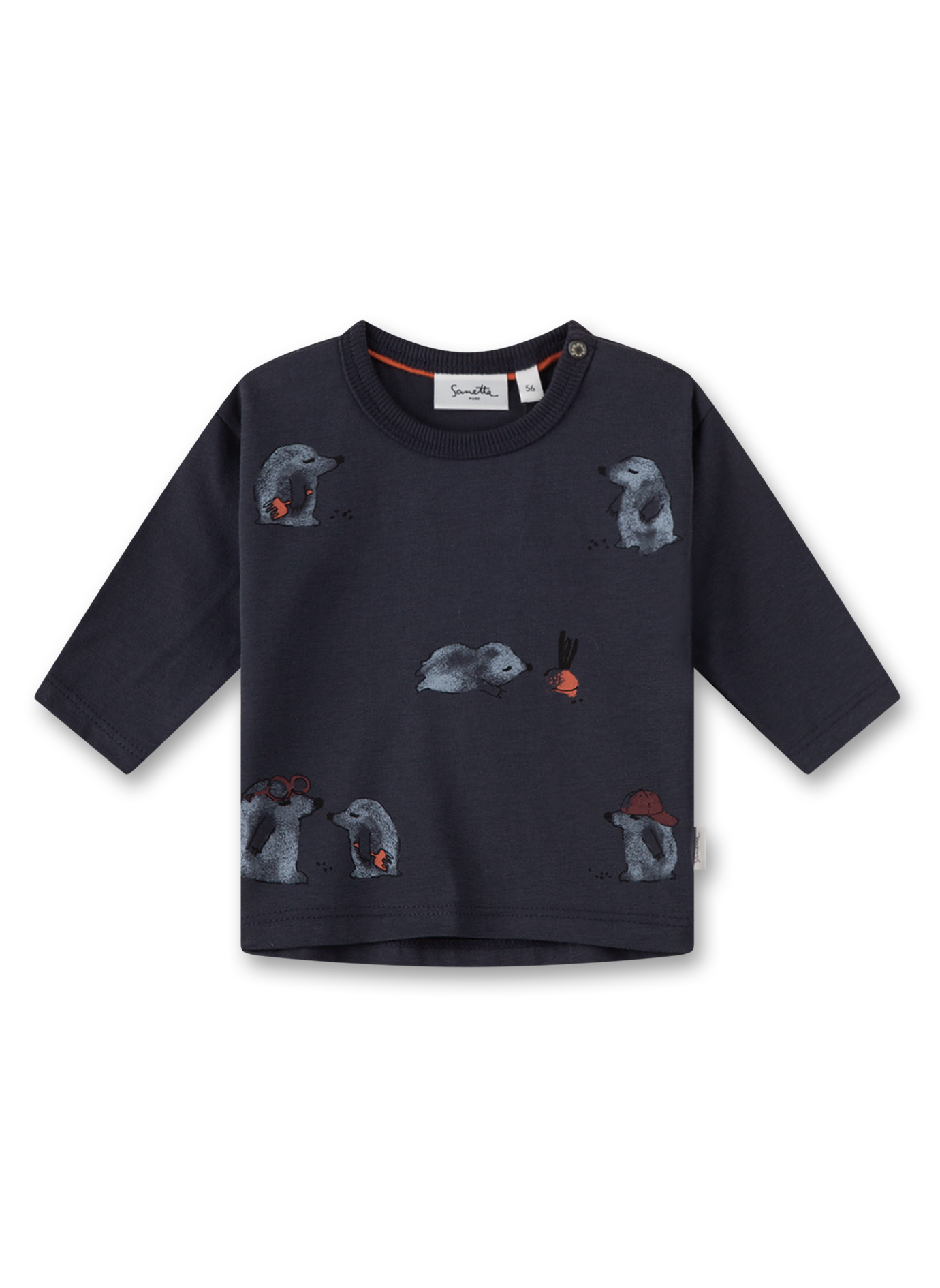 Jungen-Langarmshirt Blau