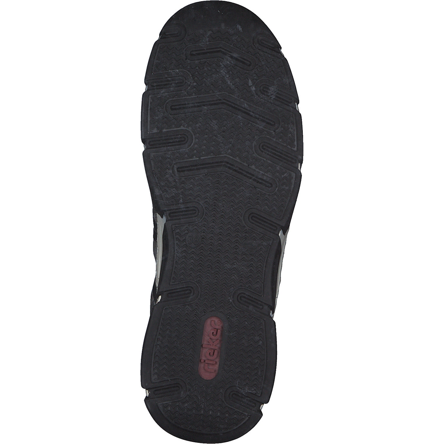 Rieker L0657, Schnürschuhe, liane/schilf/negro/stein-camo/