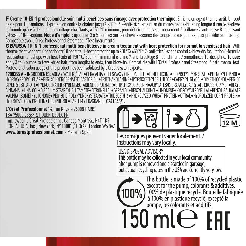 L'Oréal Professionnel Paris Série Expert Paris Blow Dry Fluidifier 150 ml