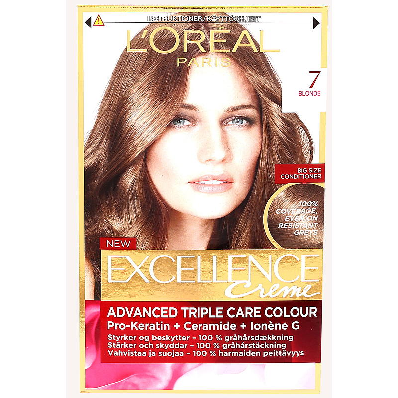 Loreal L'Oréal hårfarge 7 blond