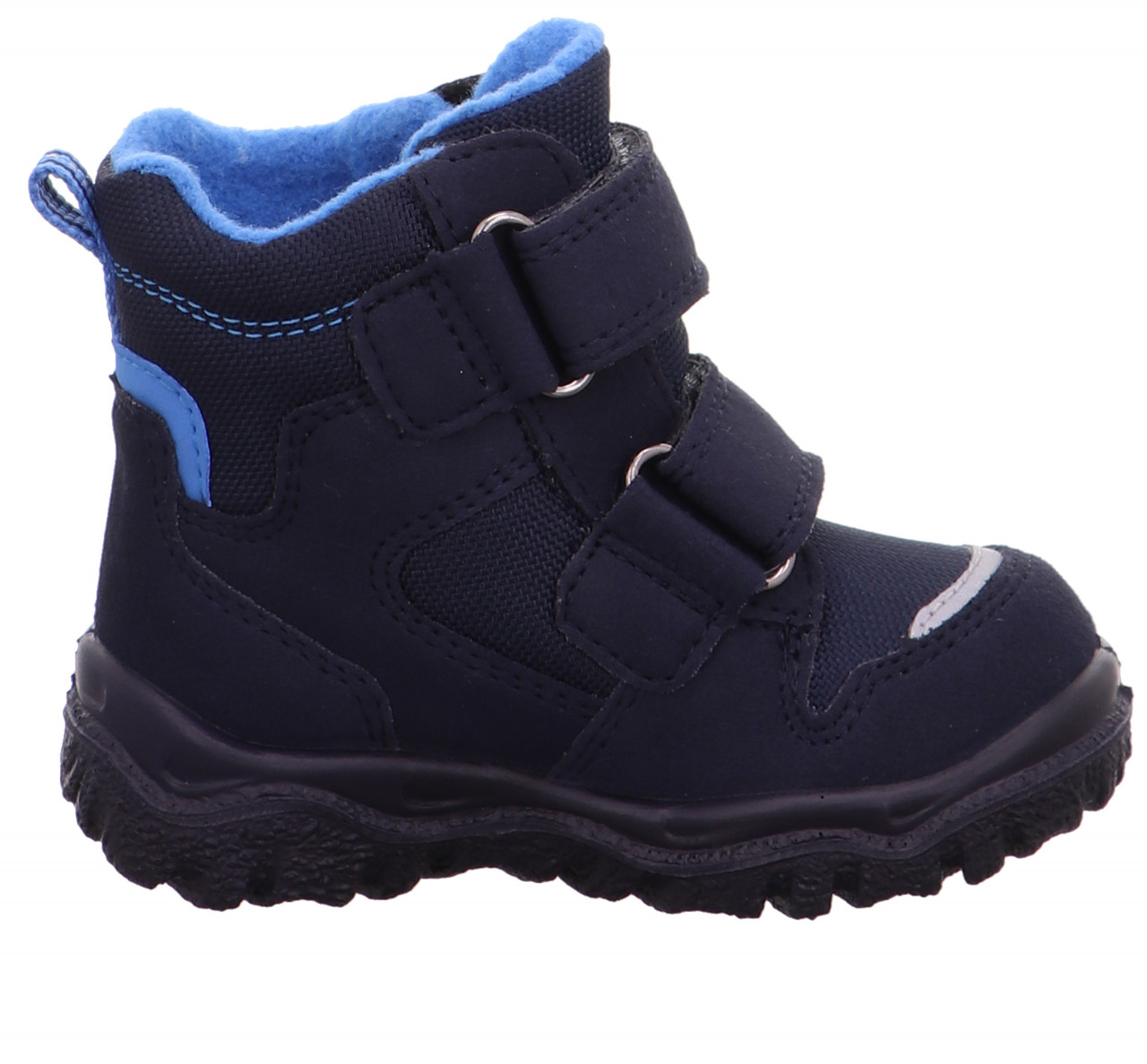 HUSKY1 - Blau Boots mit Klettverschluss