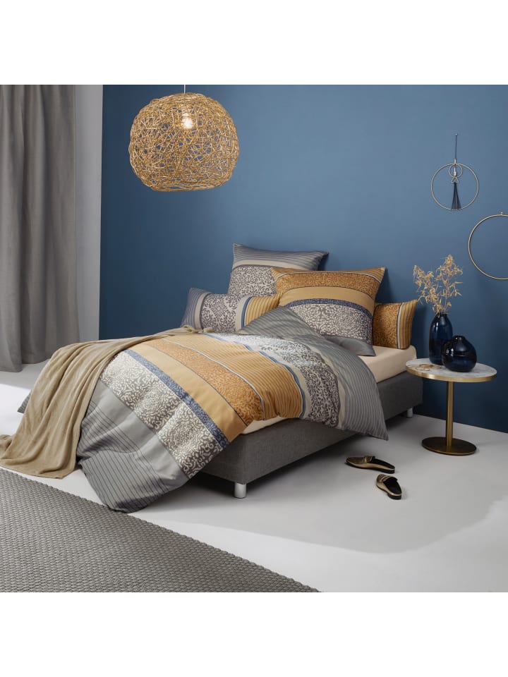 REDBEST Satin Bettwäsche in beige günstig kaufen