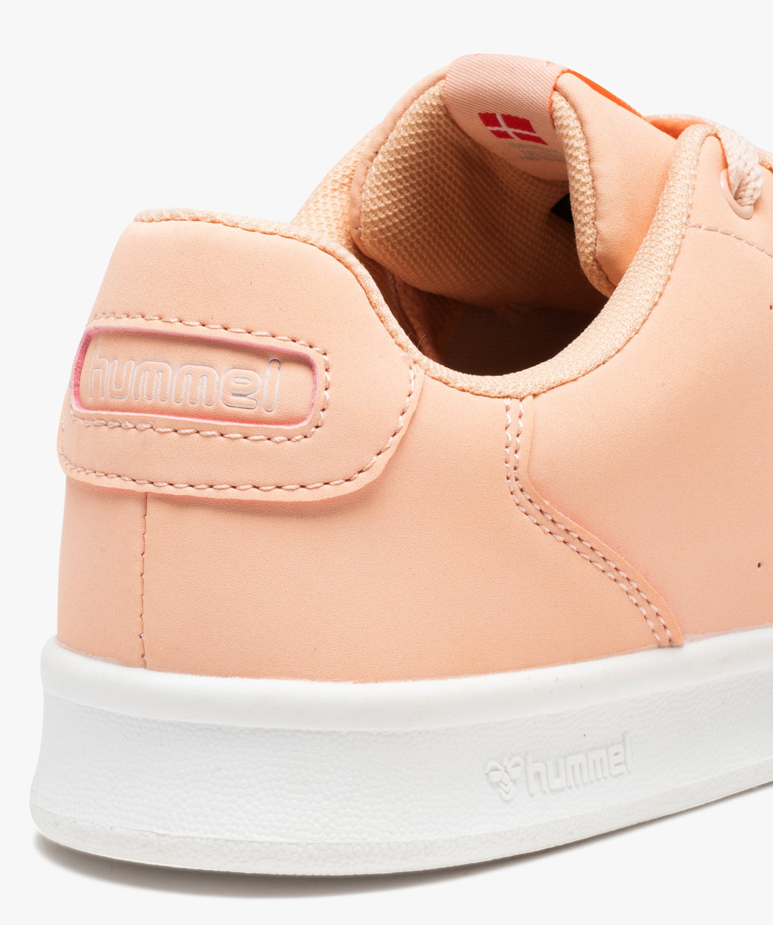 Tennis femme unies à lacets – Hummel Busan orange | GEMO