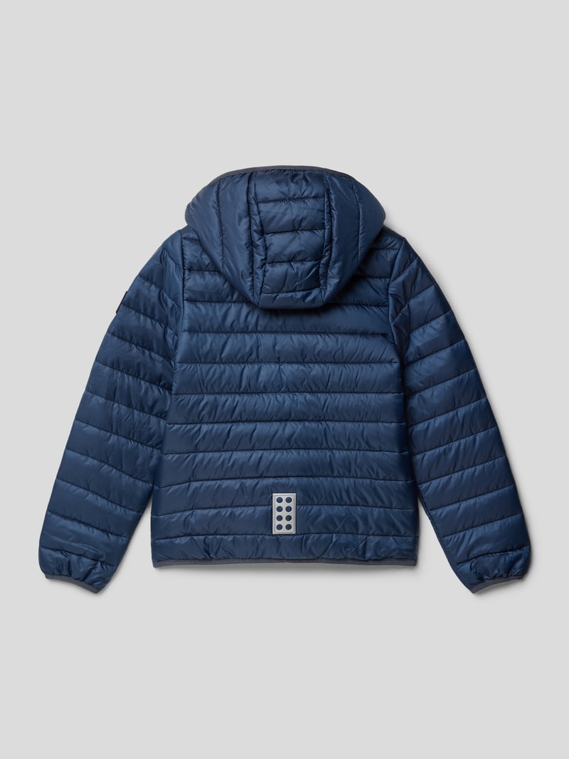 Steppjacke mit abnehmbarer Kapuze Modell 'JESSE' in marineblau