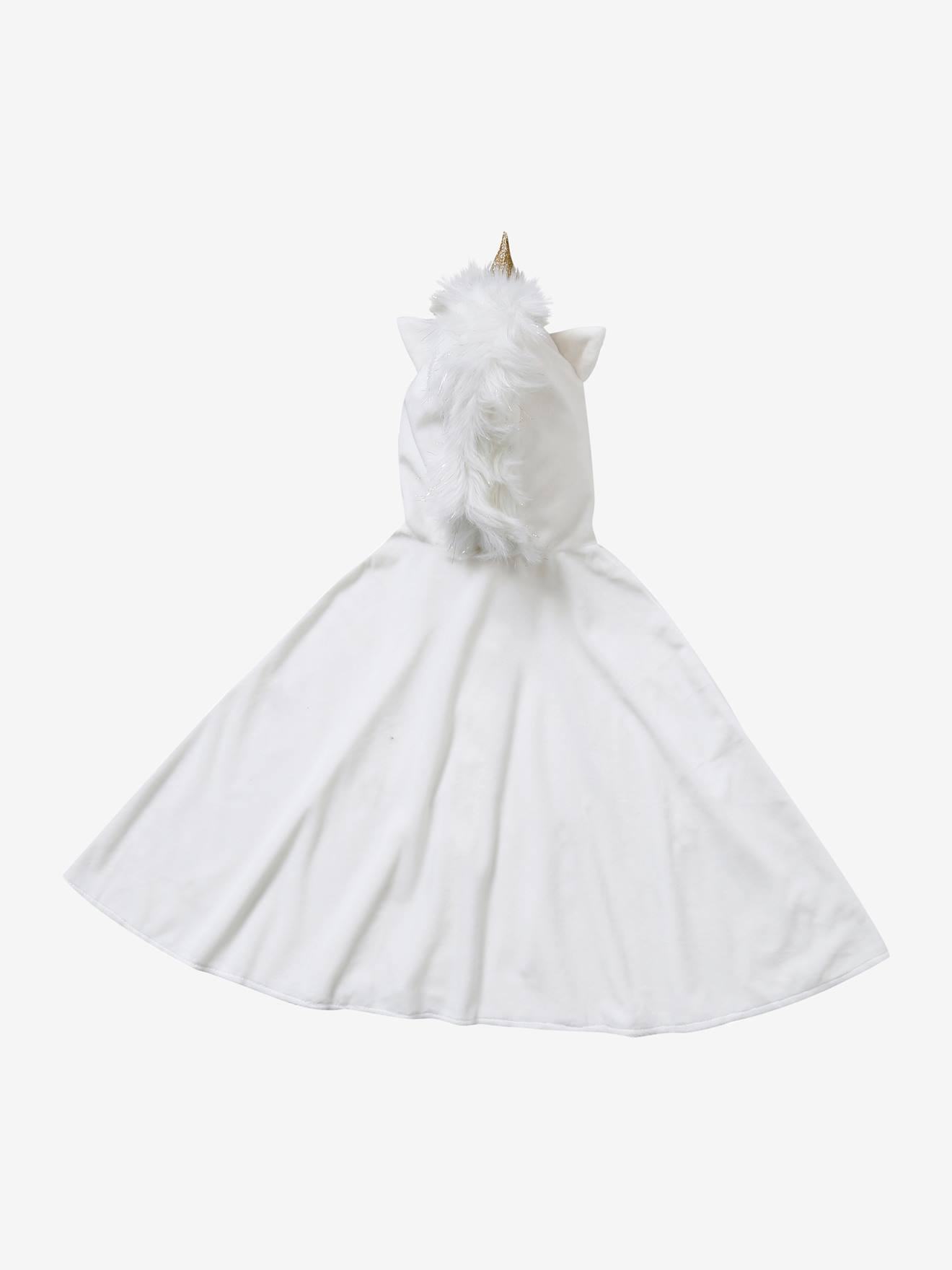Déguisement cape licorne blanc