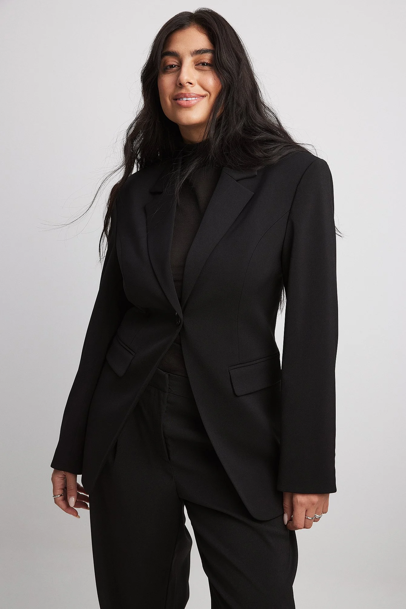 Taillierter Blazer mit einem Knopf