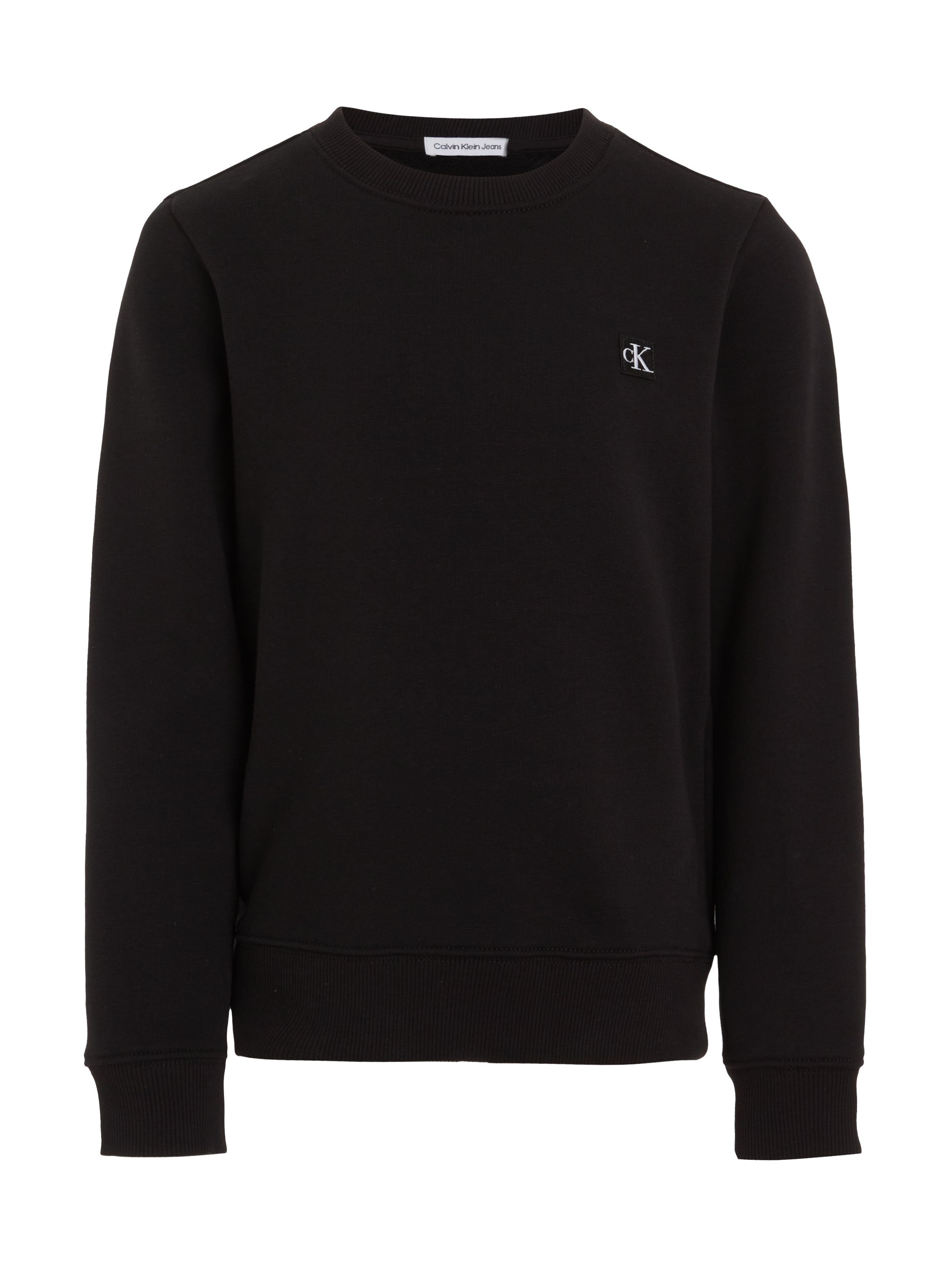 Calvin Klein Jeans Sweatshirt MONOGRAM MINI BADGE CREWNECK mit Logopatch